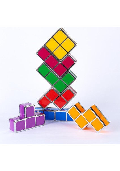 Tetris Lamba LED Parlayan Gece Işıkları Oyuncak Lamba