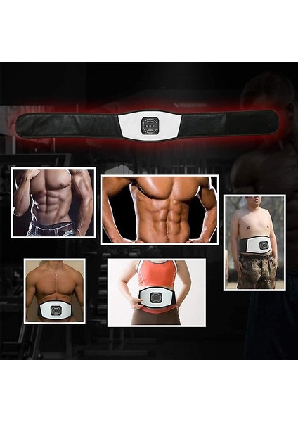 Akıllı USB Şarj Edilebilir Ems Fitness Eğitmeni Kemer LED Ekran Elektrik Kas fiyatları