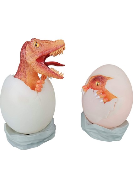 Bigmac USB Şarj Dinozor Masa Lambası 16 Renk Değiştirme Uzaktan ve dokunmatik Kontrol T-Rex Dinozor Yumurta 3D Gece Lambası, Jurassic Meraklıları (T R