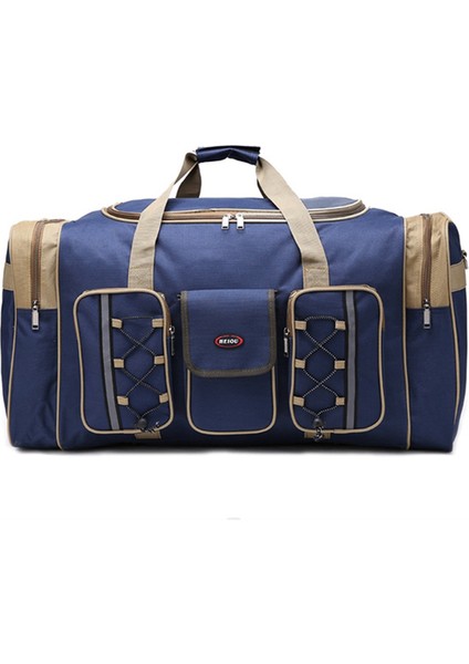 Erkek Büyük Seyahat Duffel Çanta Su Geçirmez Spor Çantası Çok Cep Çanta