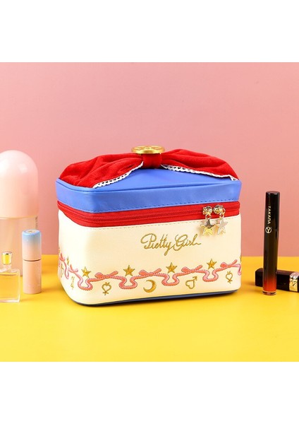 Seyahat Makyaj Çantası Sevimli Su Geçirmez Sailor Moon Taşınabilir Küçük Kozmetik Çantası Organizatör Kadın Makyaj Kılıfı Çantalar Çanta | Kozmetik Çanta ve davalar fiyatları