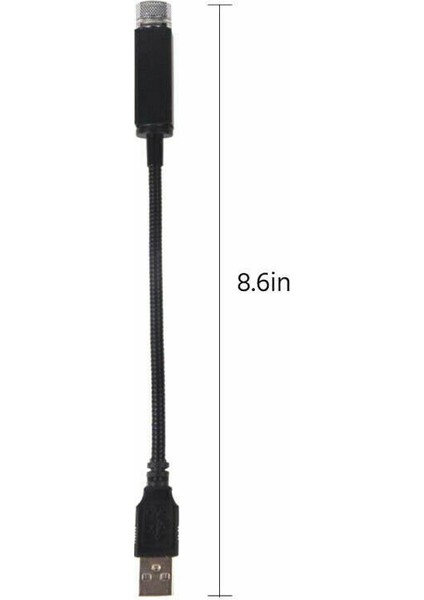 Tak ve Çalıştır Araba ve Ev Çatı Yeşil Yıldız Işıkları Projektör Tavan Romantik USB Gece Light Yıldızlı Gökyüzü Atmosfer Ortam