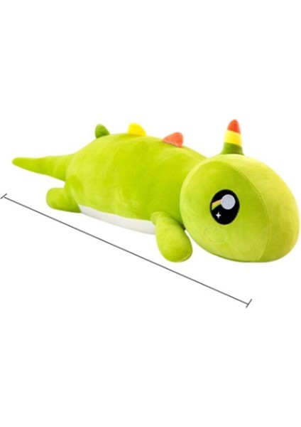 1 Adet 43 cm Güzel Unicorn Dinozor Peluş Oyuncak - Yeşil (Yurt Dışından)