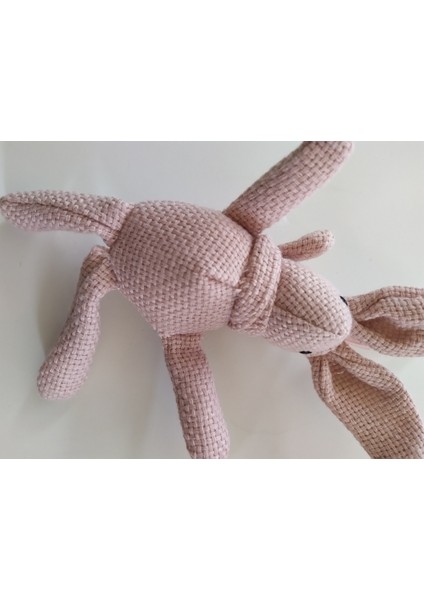 20 Adet Sevimli Yumuşak Tavşan Peluş Oyuncak - Pembe (Yurt Dışından)
