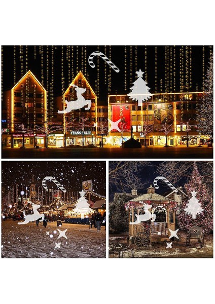 Su Geçirmez IP44 Açık / Kapalı 4 W 4 Led'ler Renkli LED Projektör Noel