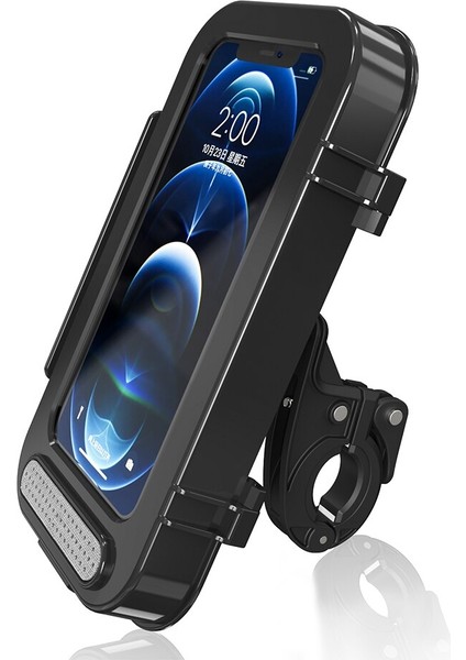 Su Geçirmez 360 Dönebilen Motosiklet Bisiklet Dağ Bisiklet Telefon Tutucu iPhone 12 Samsung Xiaomi Quad Lock Stand Aksesuarları | Telefon Tutucular ve duruş