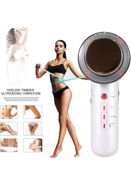 3 In 1 Anti-Selülit Zayıflama Cihazı, Ultrasonik Kızılötesi Ems LED Terapi Anti-Selülit Güzellik Cihazı (Beyaz) (Yurt Dışından) fiyatları