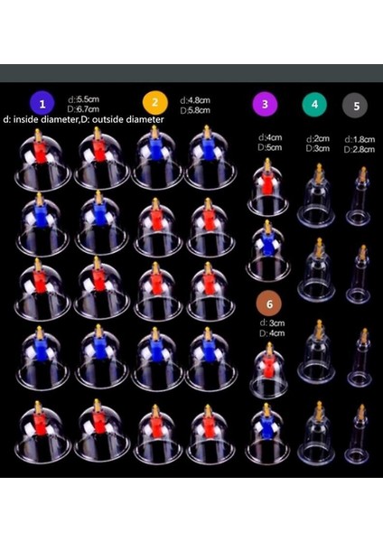 32 Bardak Çukurluğu Seti ile Pompa Hijama Çukurluğu Terapi Seti Akupunkturkun Masaj Kiti Profesyonel Çin Vakum Vantuz modelleri