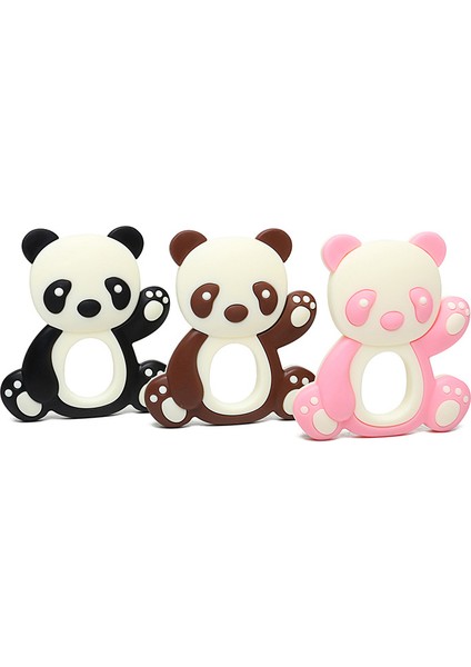 Bpa Ücretsiz 3 Adet Güneş Silikon Bebek Dişlikleri Diş Çıkarma Teether Gıda Sınıf Hemşirelik Hediye