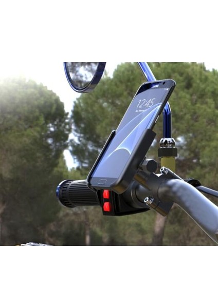 Alüminyum Alaşım 360 Rotasyon Mtb Yol Bisikleti Dağı Aksesuarları Bisiklet Telefon Tutucu Motosiklet Gidon Mobilephone Destek | Telefon Tutucular ve duruş(Yurt Dışından) fırsatları
