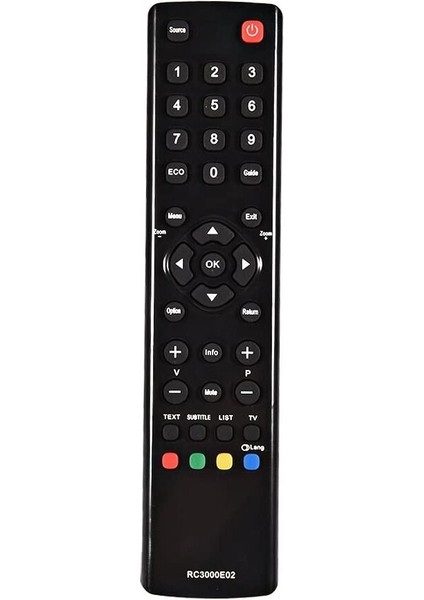 Cuifati Uzaktan Kumanda Tcl, Yedek Uzaktan Kumanda, Evrensel Uzaktan Kumanda Tcl RC3000E02 Tv Siyah Için Evrensel Tv Uzaktan Kumanda