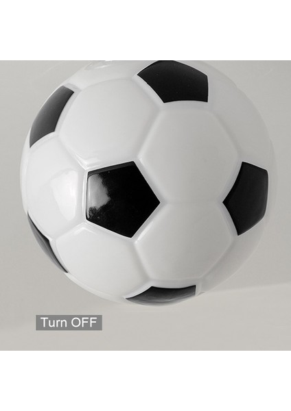 20 cm Futbol Tavan Lambası Futbol LED Tavan Lambası Kapalı Bar Çocuk Yatak Odası Yatak Odası Aydınlatma Erkek Lamba Lambası Ev Siyah