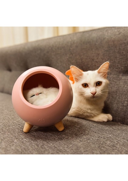 1 Adet Kedi Evi Gece Lambası Masa Işık Yatak Odası Uyku Lambası USB Şarj ile Benzersiz Sevgililer Günü Noel Hediyesi | LED Masa Lambaları