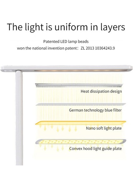 LED Masa Lambası 3 Renk Kademesiz Dim Dokunmatik Katlanabilir Masa Lambası Başucu Okuma Göz Koruma Gece Lambası DC5V USB Ücretli