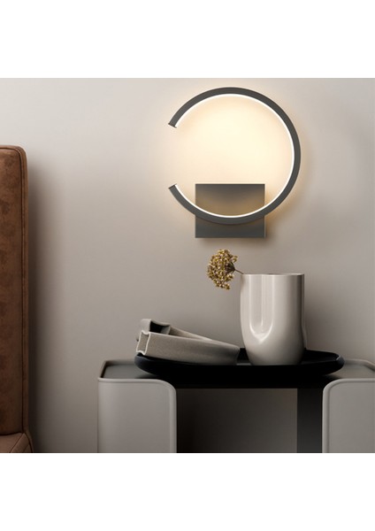 10 W Duvar Lambası Yatak Odası Arka Plan Duvar Lambası Basit LED Koridor Koridor Lamba (Beyaz Işık)