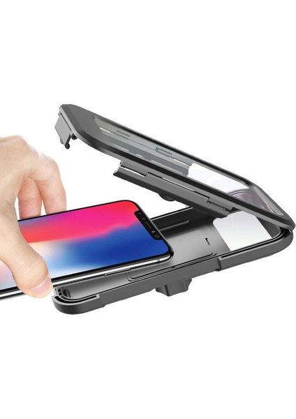 Yüksek Kalite Ayarlanabilir Su Geçirmez Evrensel Bisiklet Motosiklet Gidon Telefon Tutucu iPhone Tutucu | Telefon Sahipleri ve duruş