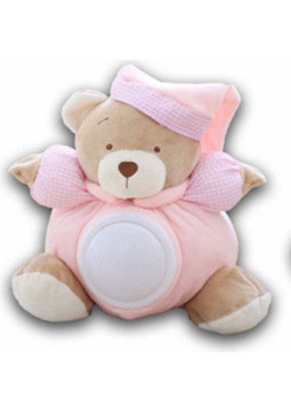 Kawaii Teddy Bear Müzikal Işık Peluş Bebekler Pat Lamba Uyku Konfor LED Gece Lambası Yatıştırıcı Ayı Oyuncaklar (Yurt Dışından)