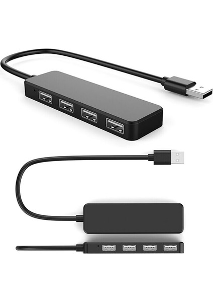 4ports USB Hub 2.0 Yüksek Hızlı Adaptörü Çok Splitter Genişletme Masaüstü Pc Dizüstü