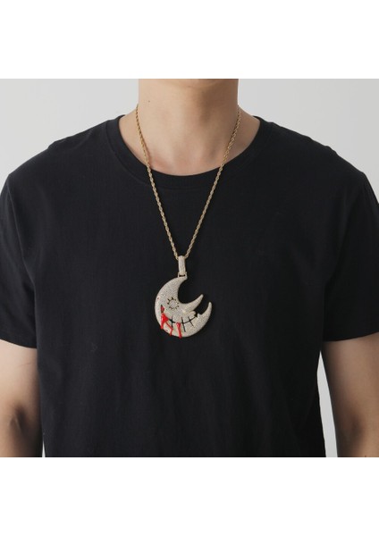 Moda Geometrik Şekil Hip Hop Mikro Buzlu Pirinç Kolye Cz Kadınlar ile Kolye Takı Kolye Kolye (Yurt Dışından) modelleri