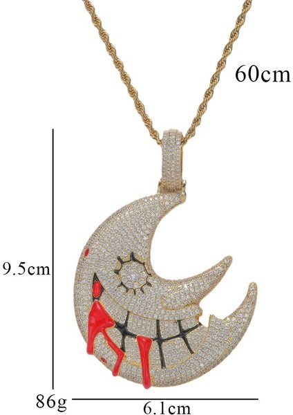 Moda Geometrik Şekil Hip Hop Mikro Buzlu Pirinç Kolye Cz Kadınlar ile Kolye Takı Kolye Kolye (Yurt Dışından) fırsatları