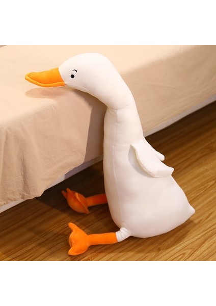 1 Adet 70 cm Güzel Kaz Peluş Oyuncak - Beyaz (Yurt Dışından)