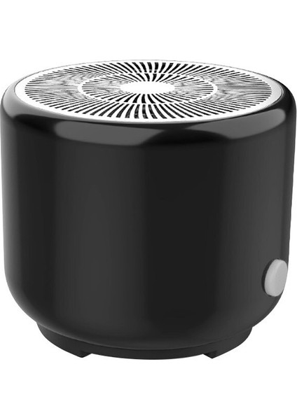 Metal Su Geçirmez Kablosuz Bluetooth Hoparlör Mini Taşınabilir Bluetooth + Fm Mp3 Hoparlör Şarj Müzik Subwoofer Süper Bas Stereo | Taşınabilir Hoparlörler (Siyah)