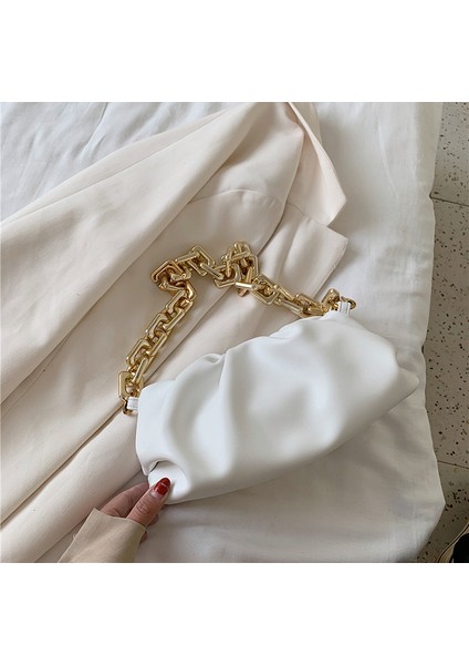 Kadınlar Için Çanta Bulut Çanta Yumuşak Deri Hobos Çanta Tek Omuz Çanta Kadınlar Crossbody Çanta Lüks Çanta ve Çanta Gün Kavramalar | Kozmetik Çanta ve davalar (Yurt Dışından) fiyatları