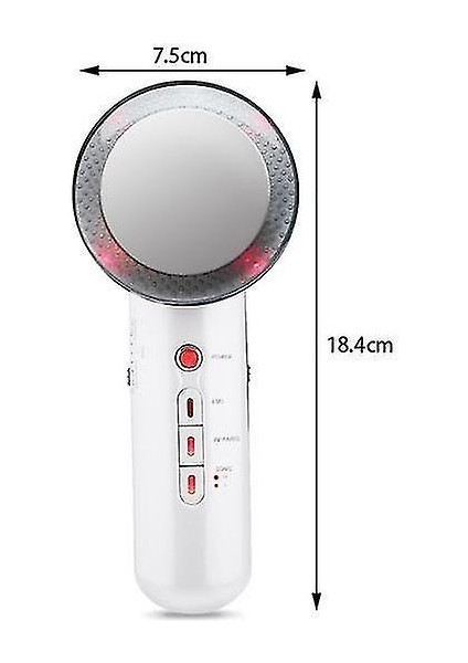 3-In-1 Ems Mikro Akım Ultrasonik Vücut Zayıflama Kızılötesi (Yurt Dışından)
