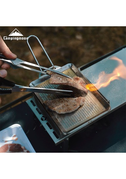 Paslanmaz Çelik Kalın Kızartma Pan Kalın Sığır Fry Pan Kızartma Seti