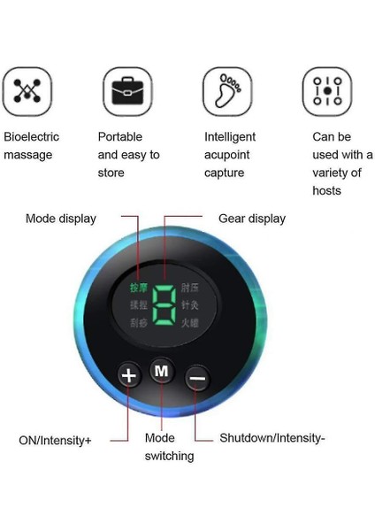 Ayak Masajı Elektrikli Ayak Masaj Ped Ayak Kas Stimülatörü Masaj Mat(Yurt Dışından)