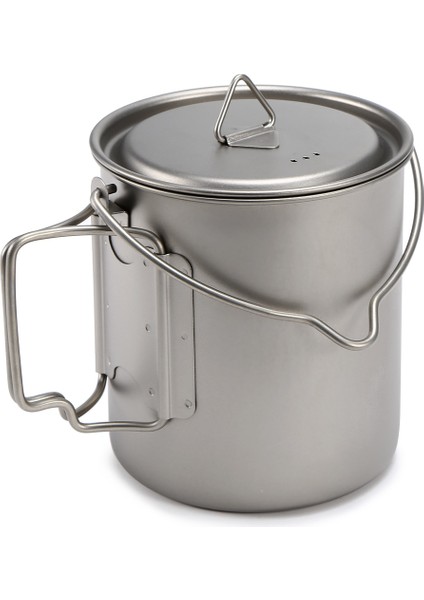 Ultralight Titanyum Kupası Açık Taşınabilir Kupa Kamp Malzemeleri Piknik Su Fincan Katlanabilir Kolu ile 300 ml / 400ML / 450ML / 750ML | Açık Hava Tablosu