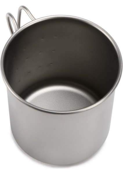 Ultralight Titanyum Kupası Açık Taşınabilir Kupa Kamp Malzemeleri Piknik Su Fincan Katlanabilir Kolu ile 300 ml / 400ML / 450ML / 750ML | Açık Hava Tablosu