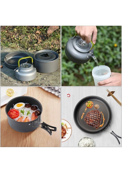 Açık Soba Tencere, Açık Sobalar, Seyahat Pikniği Sofra Takımı, Katlanır Kamp Seti