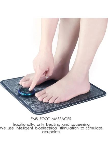 Ems Bacak Düzeltme USB Ayak Masajı Kablosuz Uzaktan Kumanda Masaj Yastık Ev 30X32 cm Masaj rahatlama Nshopping (A) fırsatları