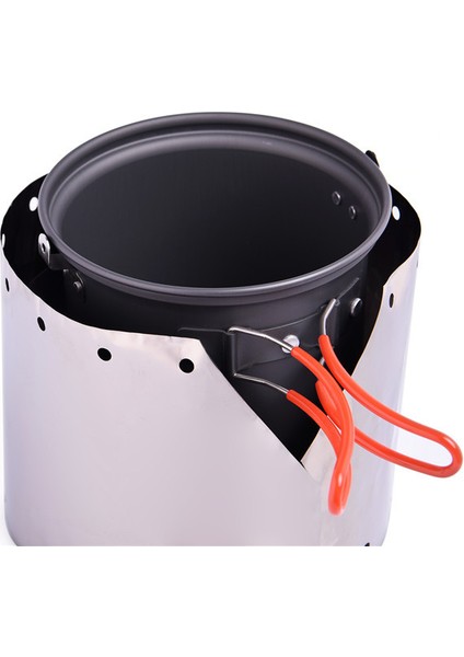 Gaz Burner Için Titanyum Rüzgar Kalkanı Alkol Soba Ultra Işık Taşınabilir Katlanır Kamp Ekipmanları Yürüyüş Aksesuarları | Kamp Tencere(Yurt Dışından) modelleri
