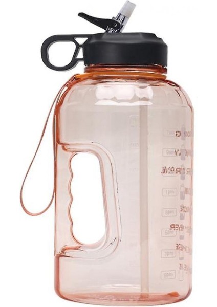 Yarım Galon 2.2l Spor Su Şişesi (Turuncu)