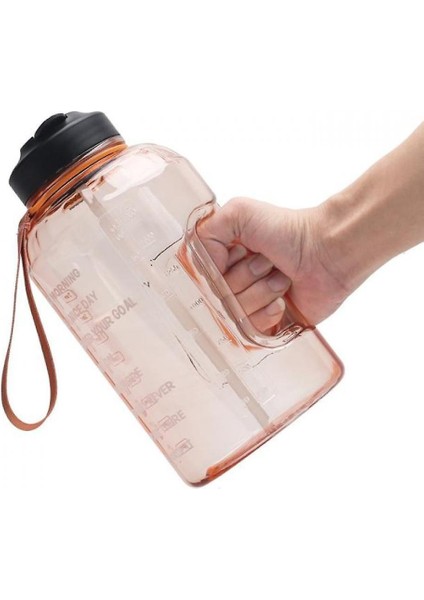 Yarım Galon 2.2l Spor Su Şişesi (Turuncu)