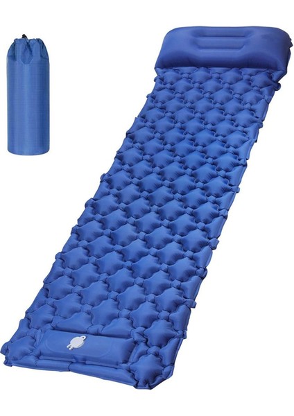Ekstra Kamp Uyku Pedi Yastık ile Şişme Dahili Pompa Kompakt Ultralight Su Geçirmez Kamp Hava Mat | Kamp Mat(Yurt Dışından)