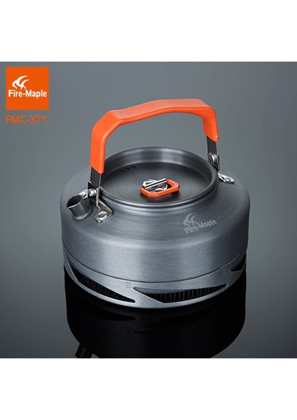 Açık Kamp Piknik Isı Eşanjör Su Isıtıcı Kahve Çay Potu 0.8l Isı Geçirmez Kolu ile Çay Filtresi | Isı Eşanjör Su Isıtıcısı | Yangın Akçaağaç Isı Eşanjörü Kamp Potası (Yurt Dışından)