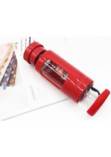 Taşınabilir Çay Tumbler Su Şişesi Çıkarılabilir Çay / Meyve Demlik ve Çay Saklama Bölmesi (Kırmızı) ile 400ML fiyatları