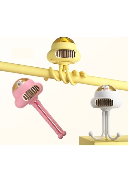 Babahta Taşınabilir Portatif Çok Fonksiyonlu Sessiz Ahtopus Bladeless Fan (Pink) (Yurt Dışından) fiyatları