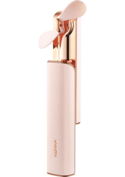 Kg-Fs1 USB Şarj Fanı Power Bank Fonksiyonu (Pink) (Yurt Dışından)