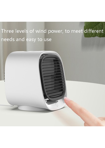 Masaüstü Soğutma Fanı USB Taşınabilir Ofis Soğuk Klima Fanı, Renk: M201 Sky White (Yurt Dışından) fiyatları