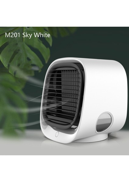 Masaüstü Soğutma Fanı USB Taşınabilir Ofis Soğuk Klima Fanı, Renk: M201 Sky White (Yurt Dışından) fırsatları