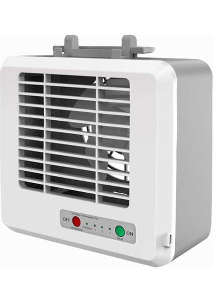Taşınabilir Mini Sessiz Ev Enerjisi Tasarrufu Masaüstü Klima Fanı Elektrik Hava Soğutucu (Beyaz) (Yurt Dışından)