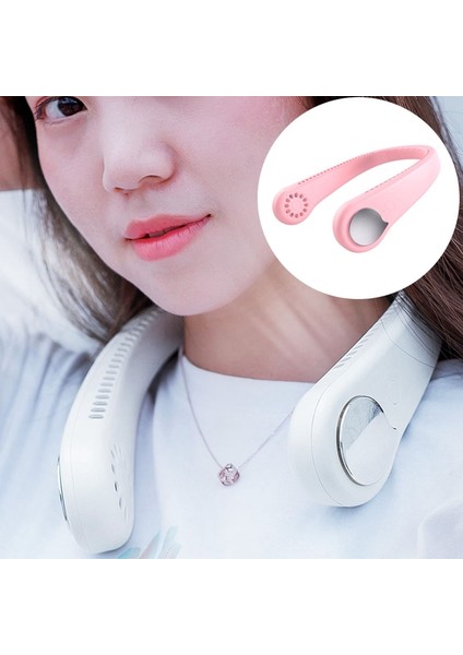 M6 Yaratıcı Ayarlanabilir Sessiz Asma Boyun Tipi Elektrik Fan (Pembe) (Yurt Dışından) modelleri