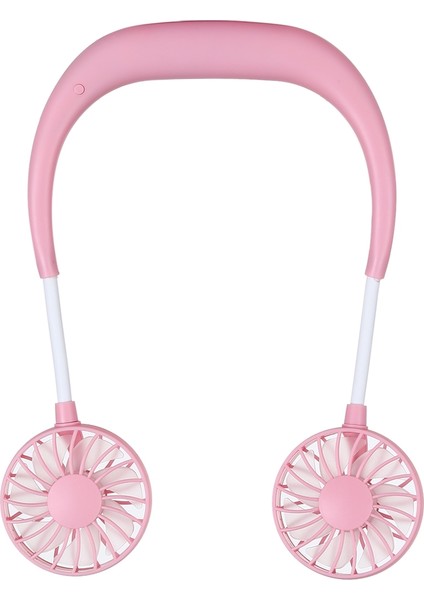 Çok Fonksiyonlu Taşınabilir Ayarlanabilir Giyilebilir Spor Fan (Coral Red) (Yurt Dışından)