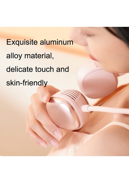 F08 Alüminyum Alaşımlı Bladess USB Asma Boyun Fanı (Yeşil) (Yurt Dışından) fırsatları