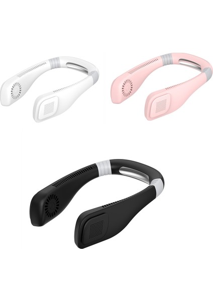 El Serbest Mini USB Şarj Edilebilir Boyun Fan Bladeless Fan (Beyaz) (Yurt Dışından) fiyatları