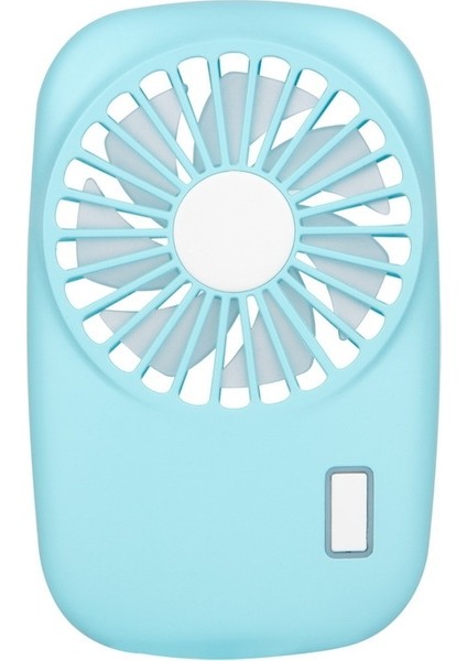 Taşınabilir El Tutuldu USB Şarj Edilebilir Mini Fan (Mavi)